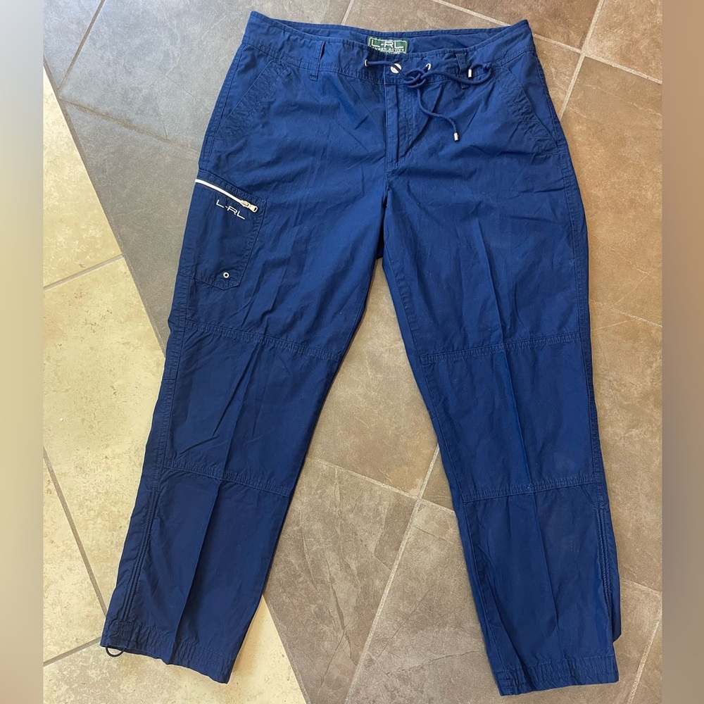 Ralph Lauren Active Drawstring Capri Pants - 6